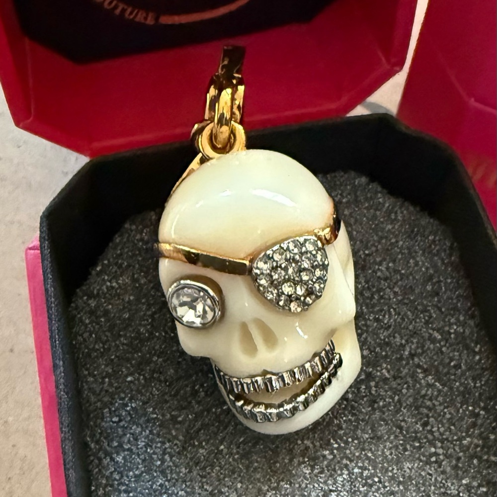Juicy Couture skull with pave eyepatch 2010 & silver grill - Picture 7 of 8